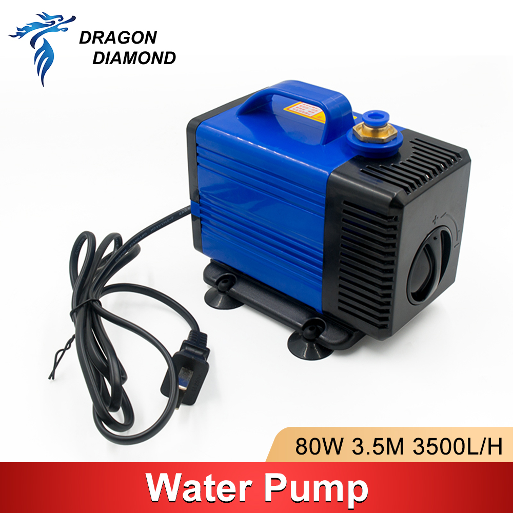 Air Assist Pump Laser - Submersible Water Pump 80W 3.5M 3500L/H