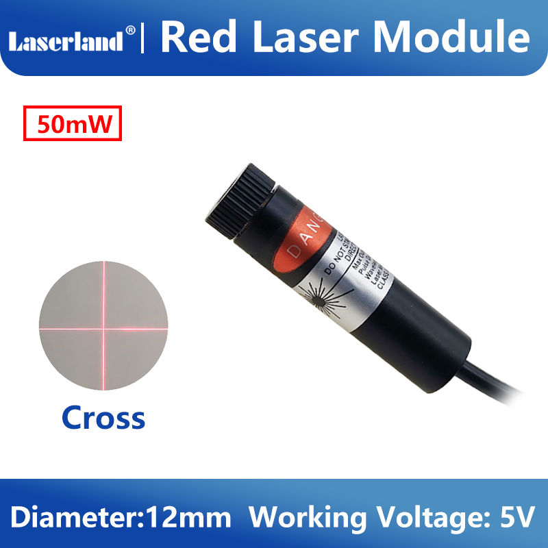 12mm 5mW 50mW Cross Red Laser  - Industrial Laser Line Module のレビューと価格