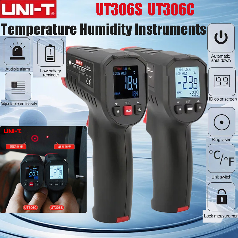 UNI-T UT306S UT306C Digital Th - Industrial Laser Temperature Gun のレビューと価格
