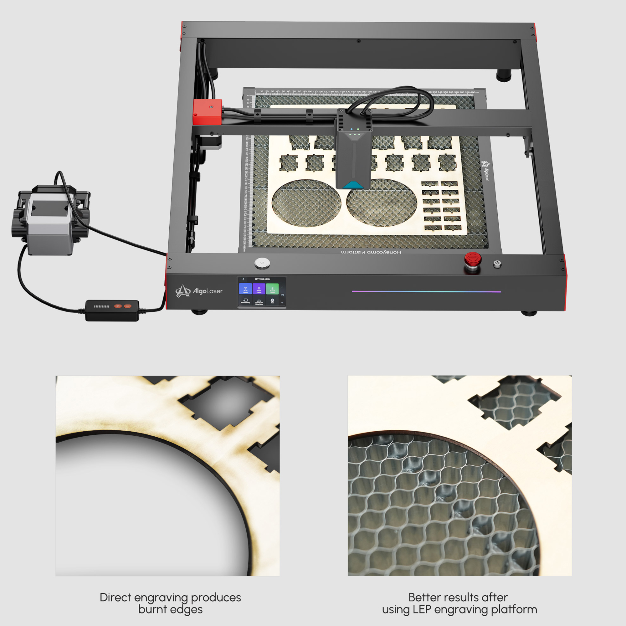 Algolaser Honeycomb Work Table - Industrial Acrylic Laser Cutter のレビューと価格