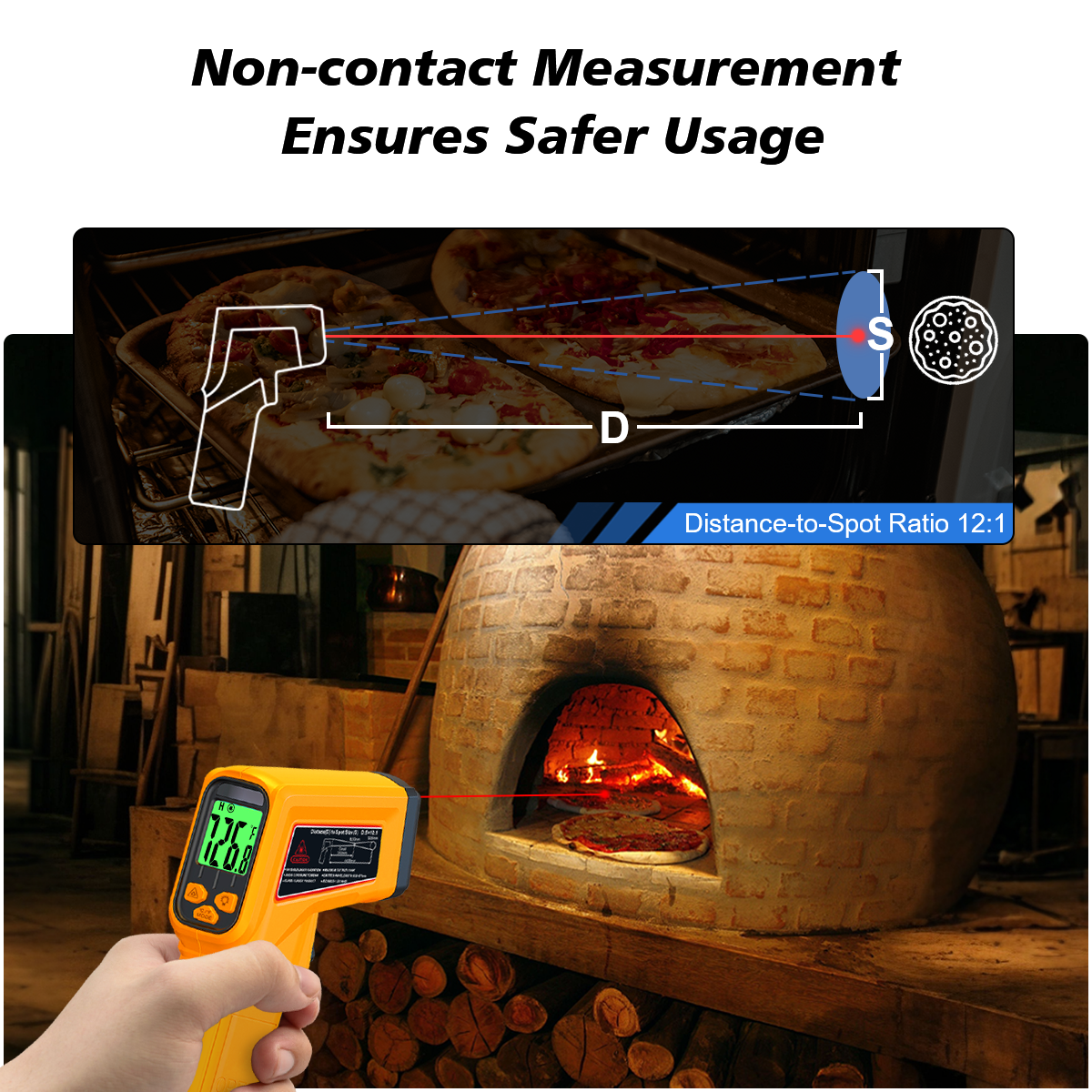 NJTY Infrared Thermometer Lase - Industrial Laser Temperature Gun のレビューと価格