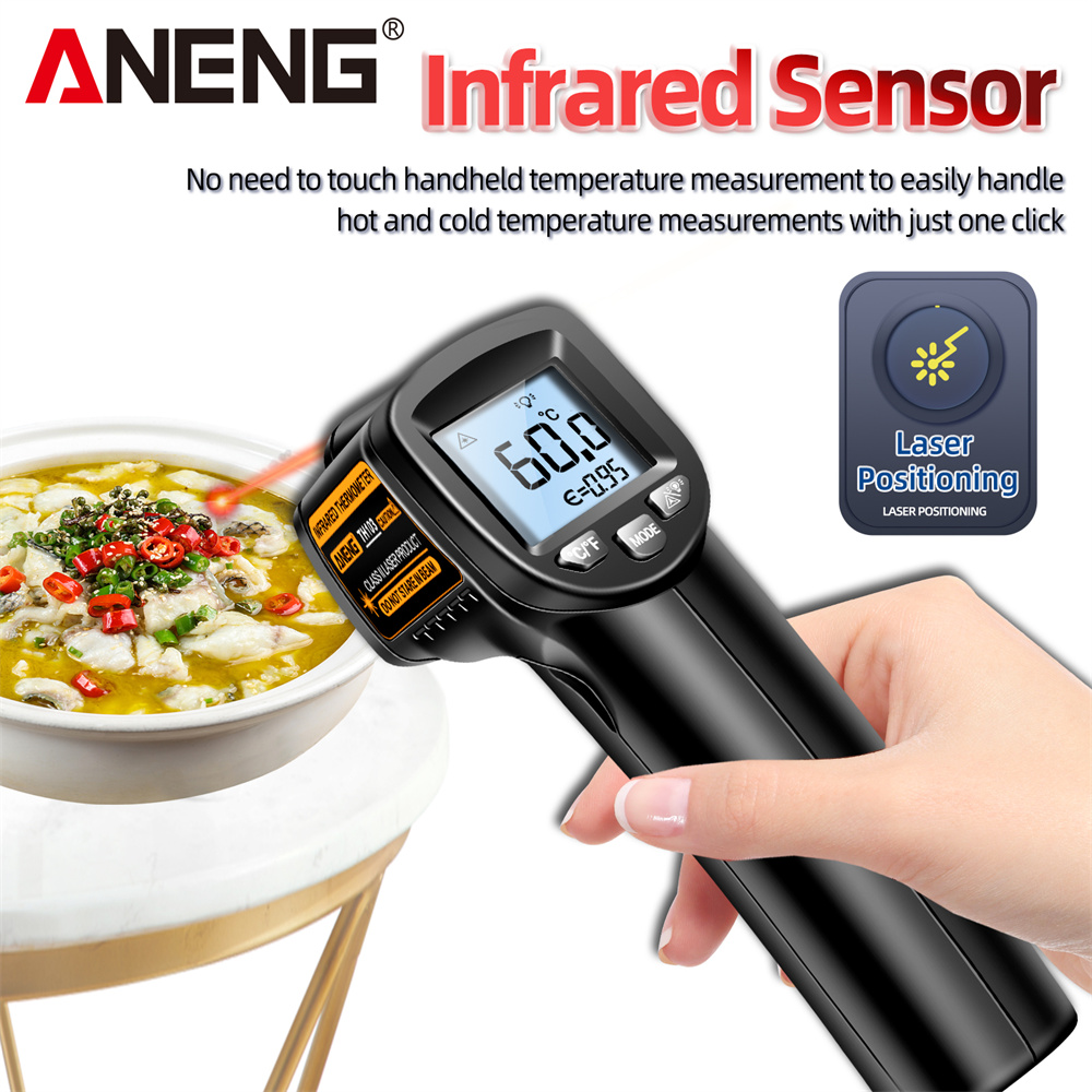 Infrared Laser Thermometer Ind - Industrial Laser Temperature Gun のレビューと価格