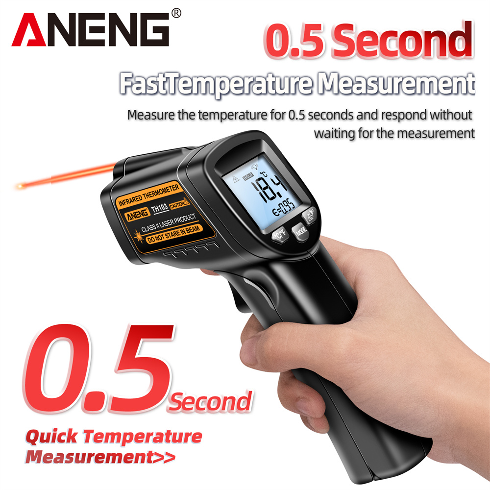 Infrared Laser Thermometer Ind - Industrial Laser Temperature Gun のレビューと価格