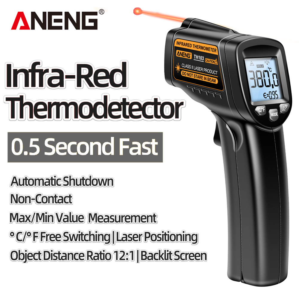 Infrared Laser Thermometer Ind - Industrial Laser Temperature Gun のレビューと価格