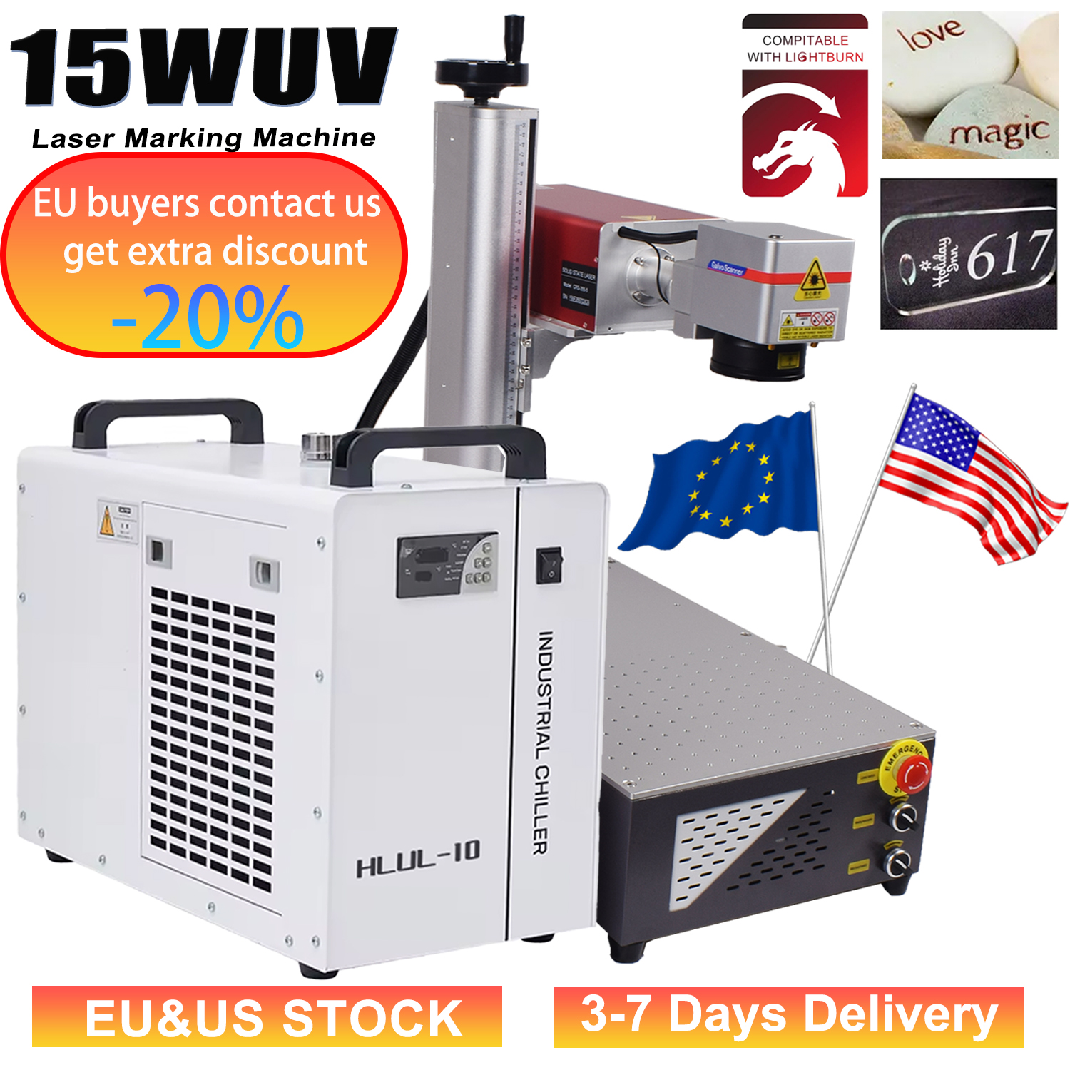 15W UV Laser Marking Machine 1 - Industrial Laser Marking Machine のレビューと価格