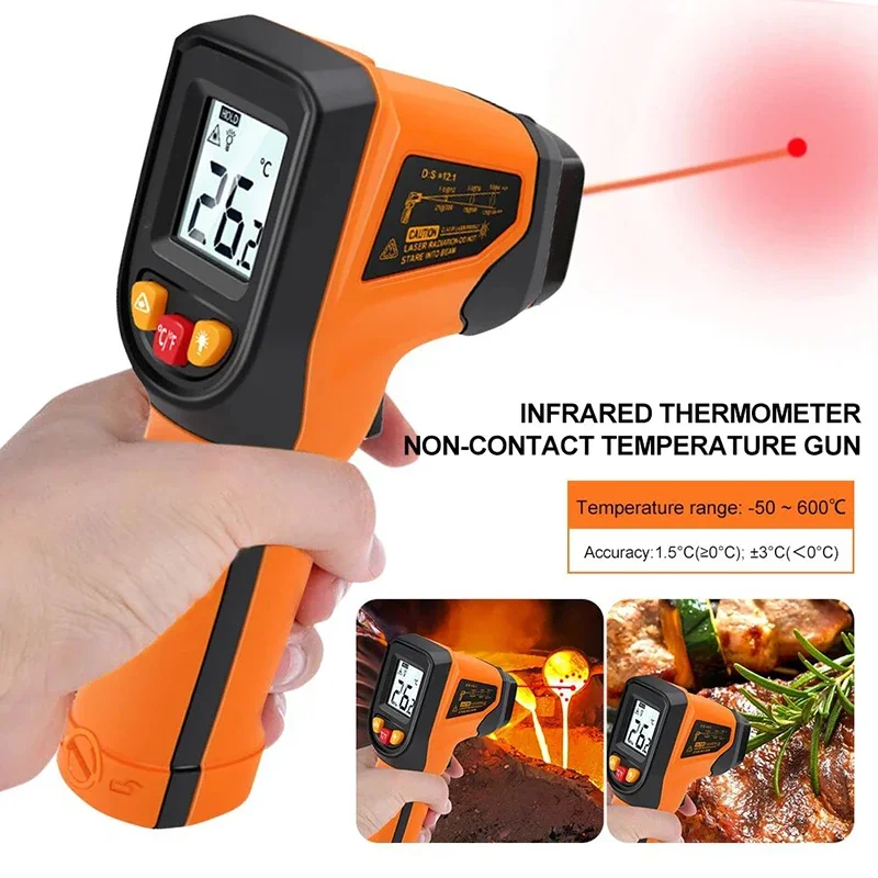 T400 T600 Digital Infrared The - Industrial Laser Temperature Gun のレビューと価格