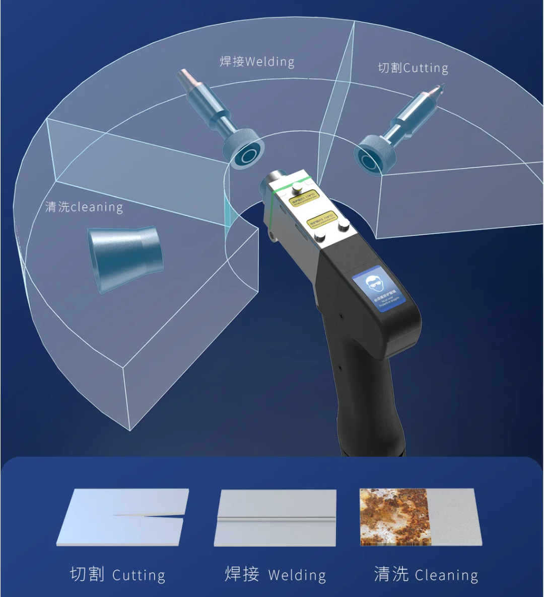 HGTECH 3-in-1 Handheld Laser W - Industrial Handheld Laser Welding Machine のレビューと価格
