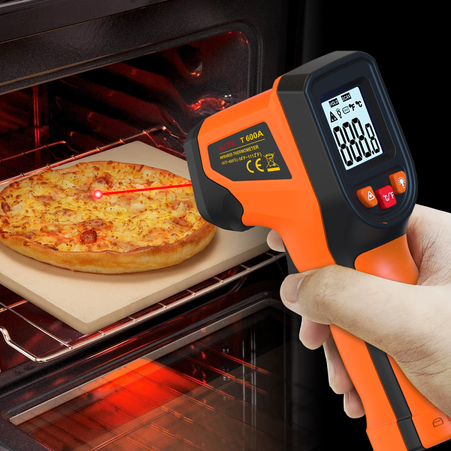 NJTY T600T600A Laser Temperatu - Industrial Laser Temperature Gun のレビューと価格