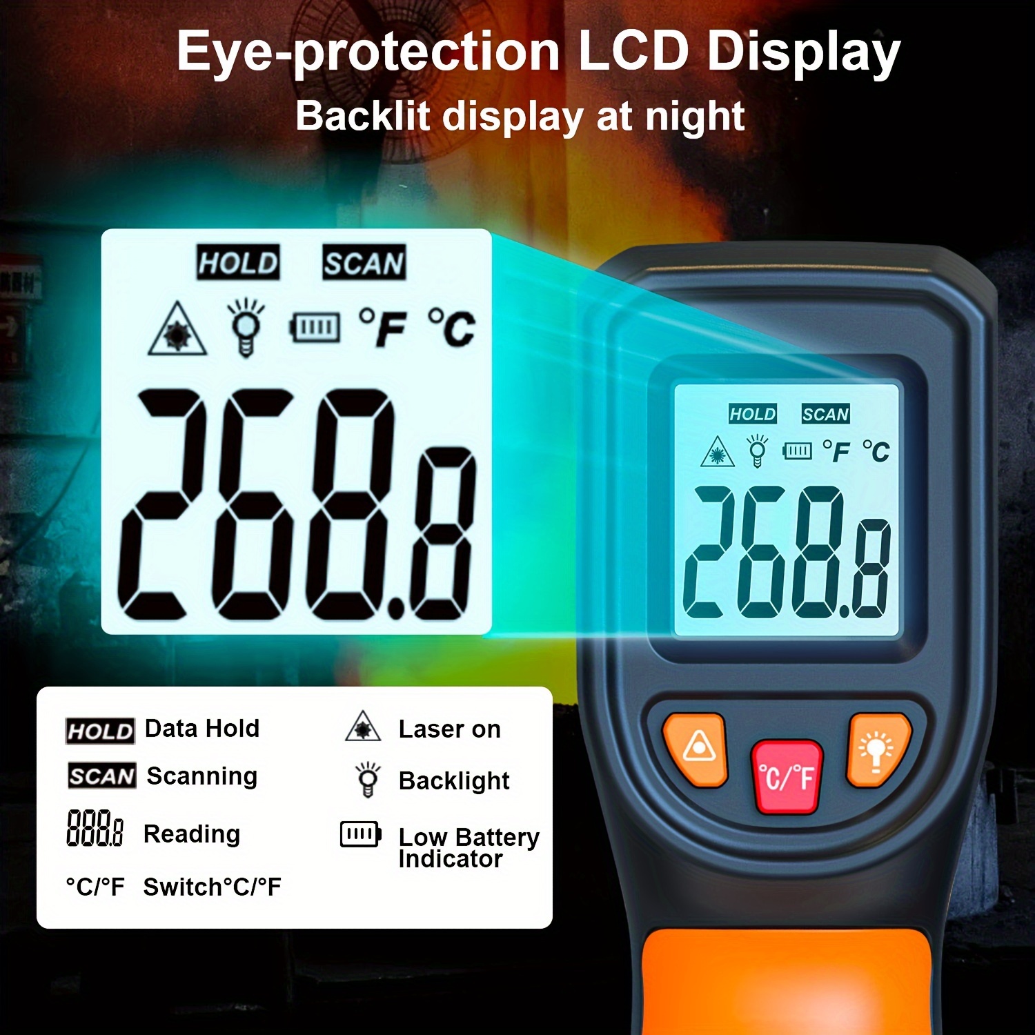 NJTY T600T600A Laser Temperatu - Industrial Laser Temperature Gun のレビューと価格