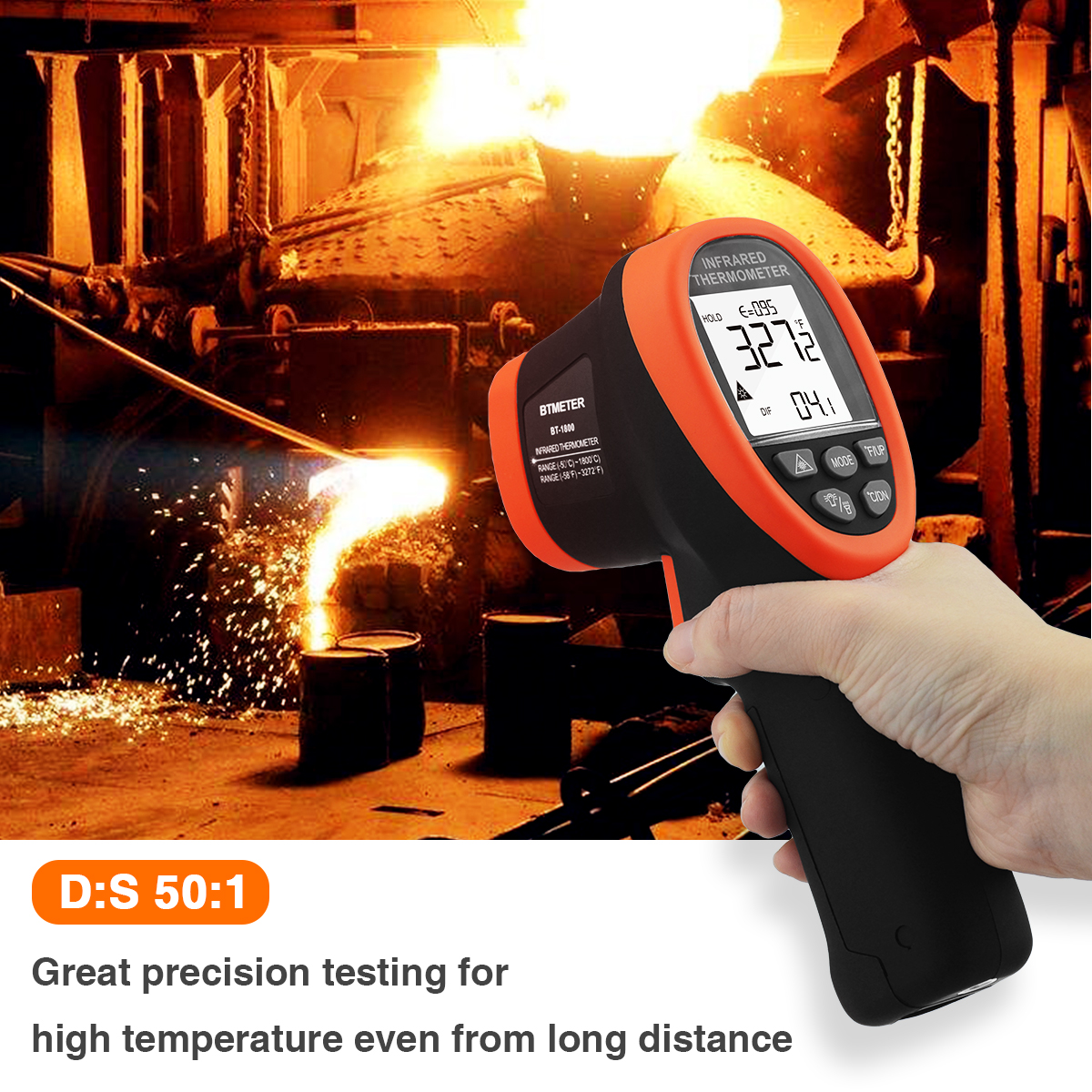 Non Contact Infrared Thermomet - Industrial Laser Temperature Gun のレビューと価格