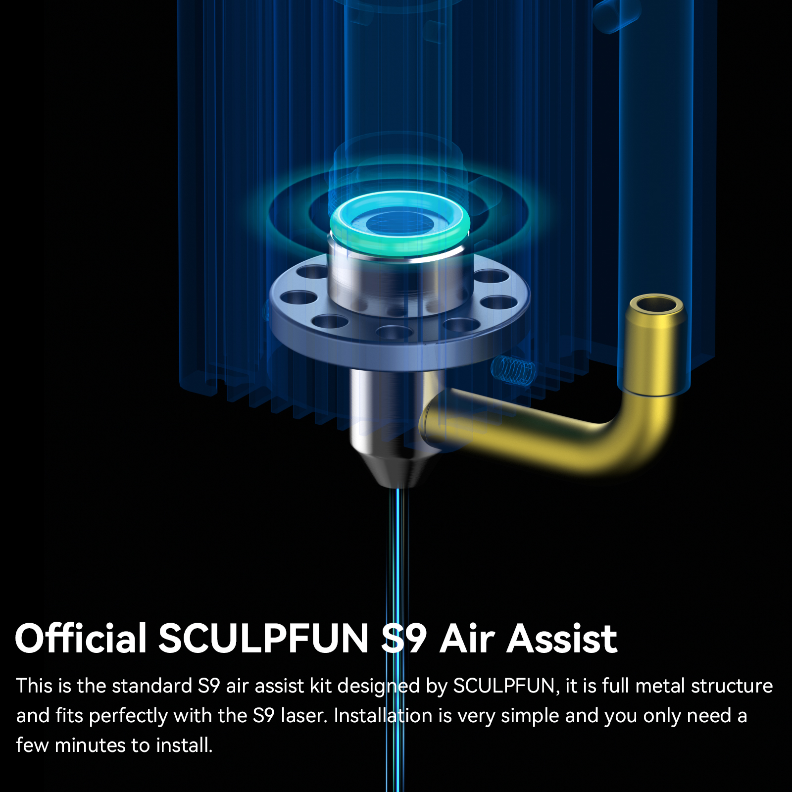SCULPFUN S9 Air Assist Nozzle  - Air Assist Pump Laser のレビューと価格