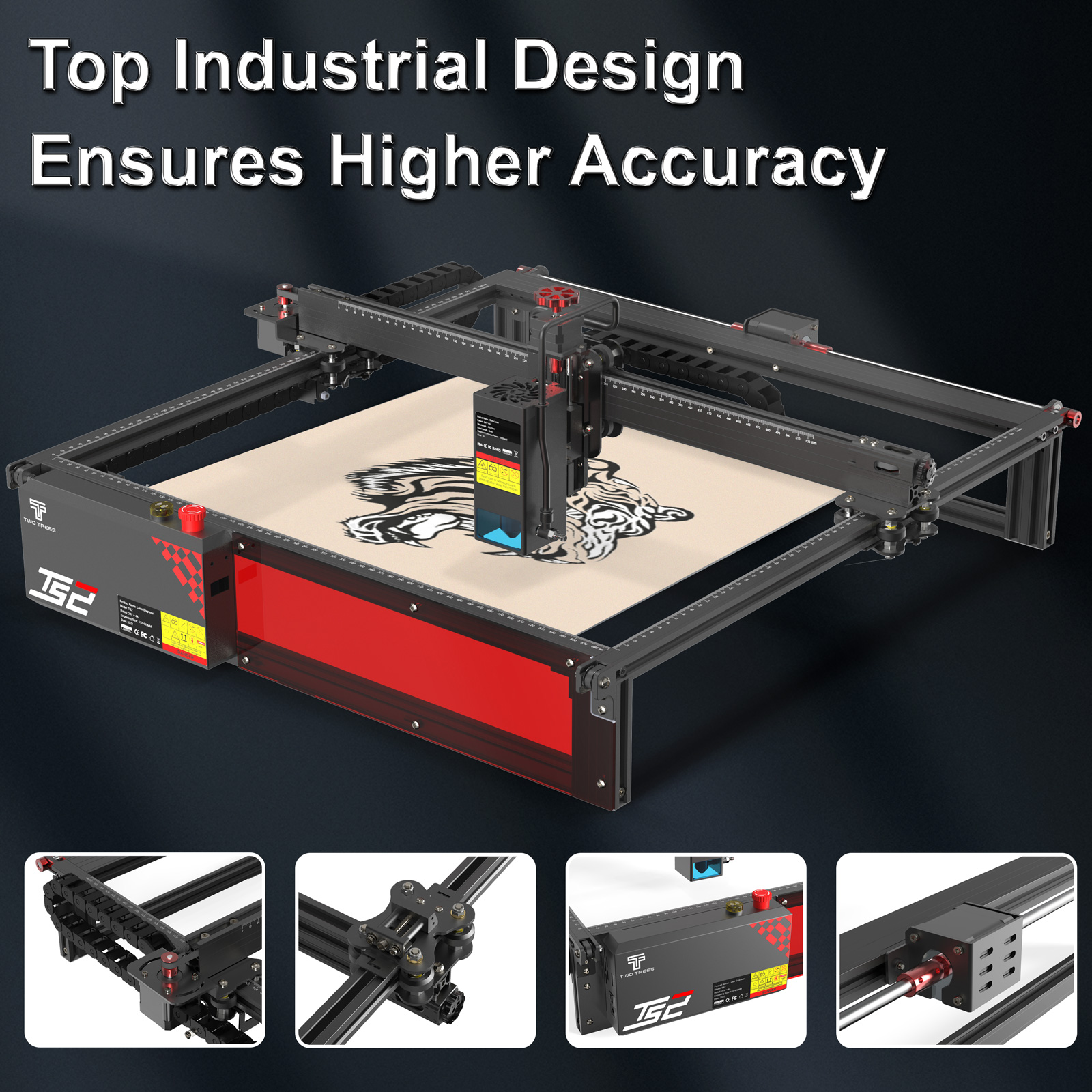 Twotrees TS2 20W Laser Engrave - Industrial Acrylic Laser Cutter のレビューと価格