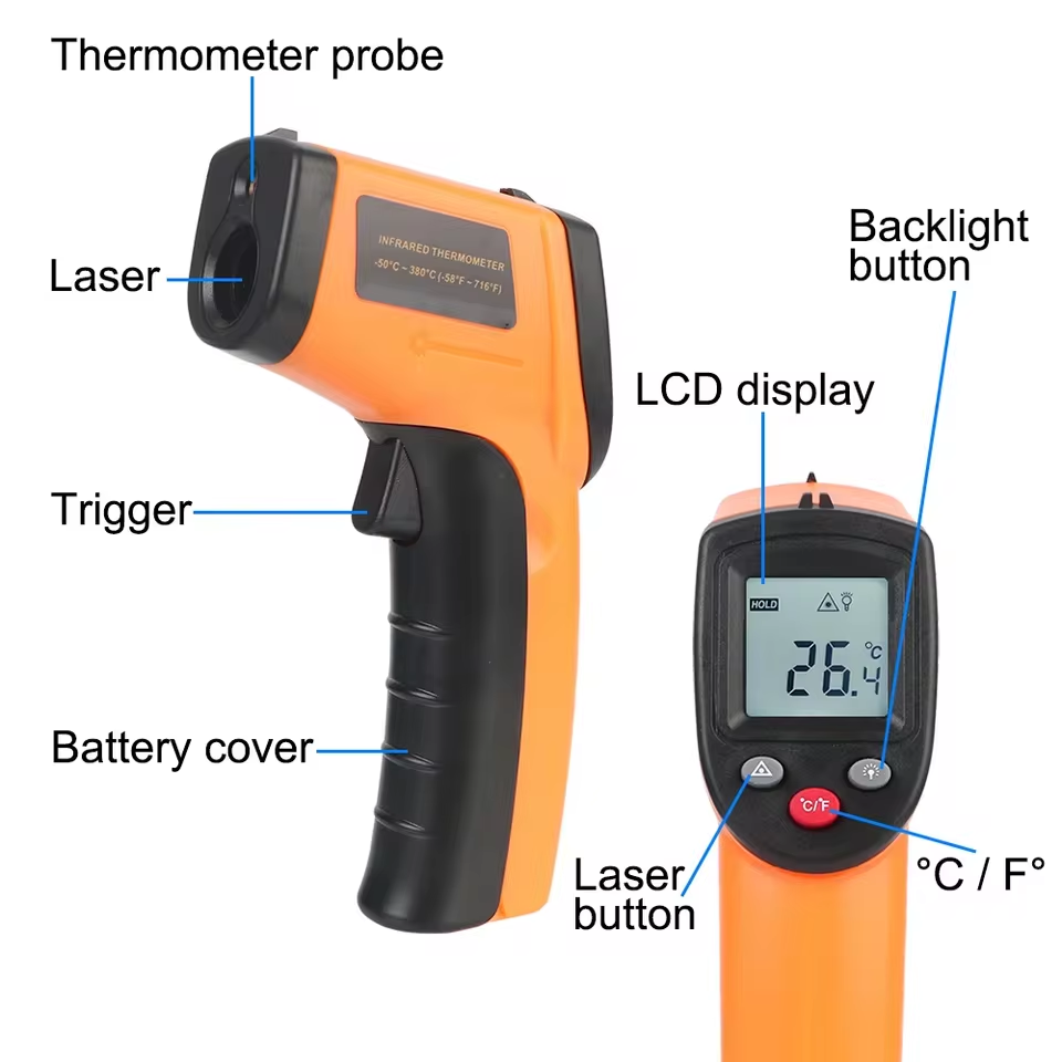 New T600 T600A Digital Infrare - Industrial Laser Temperature Gun のレビューと価格