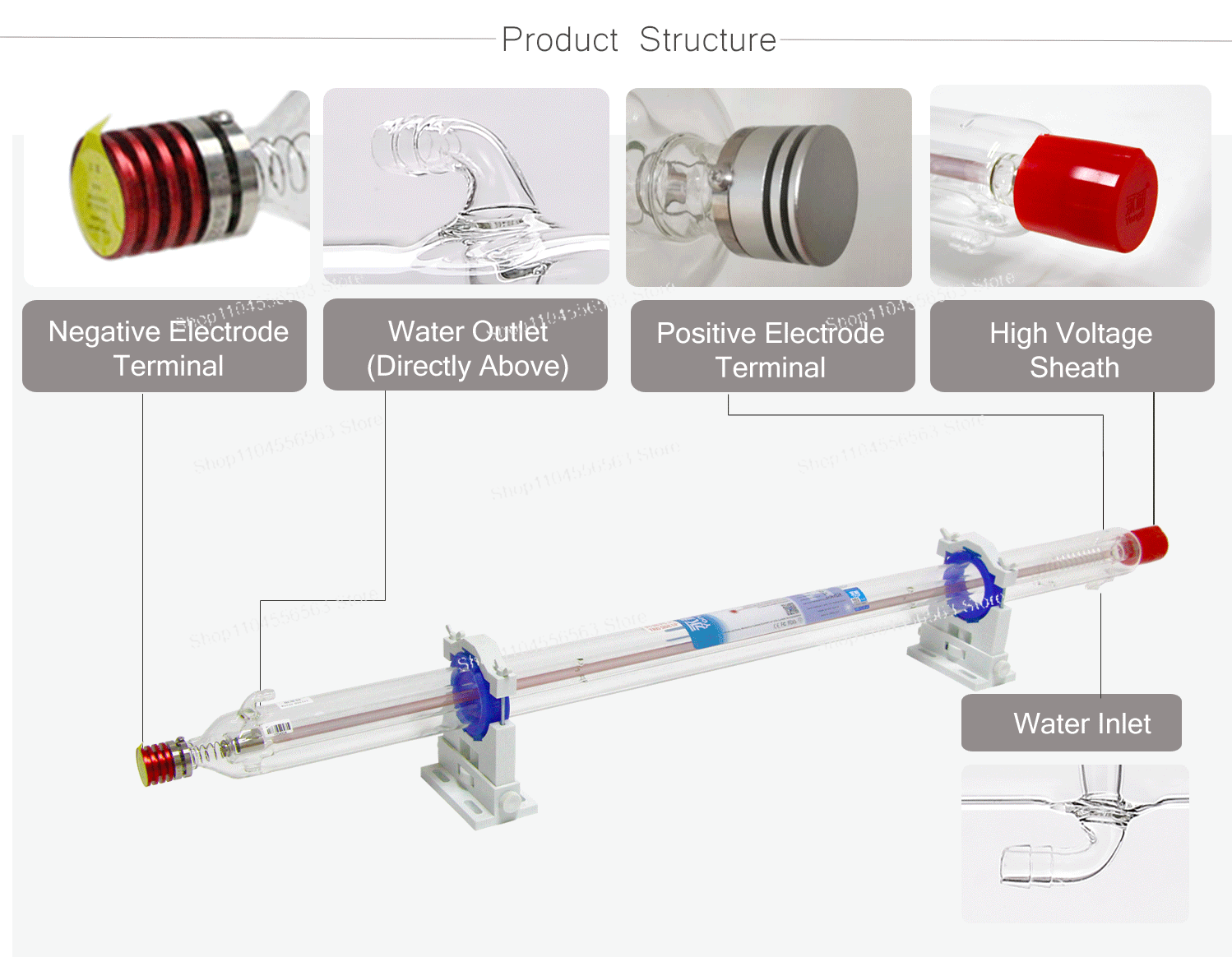 CO2 Laser Glass Tube Current M - Laser Tube Replacement のレビューと価格