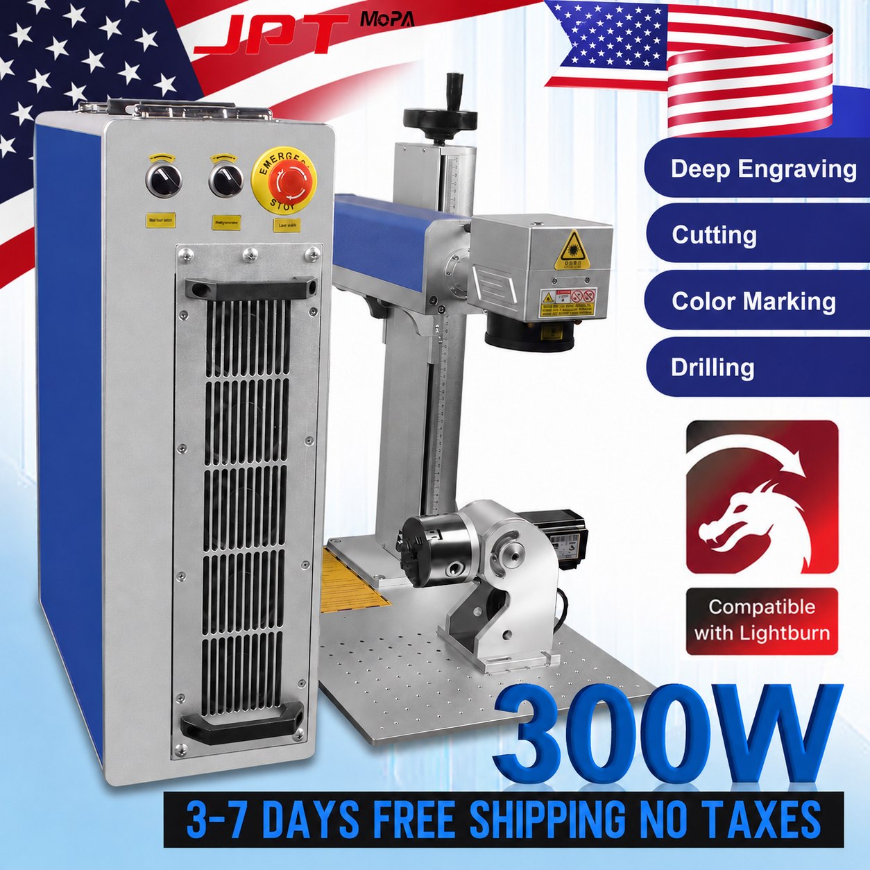 JPT Mopa Laser Marking Machine - Industrial Laser Marking Machine のレビューと価格