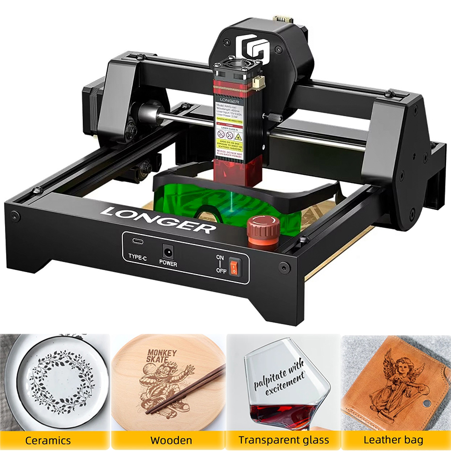 LONGER Mini Laser Engraver Por - Industrial Acrylic Laser Cutter のレビューと価格