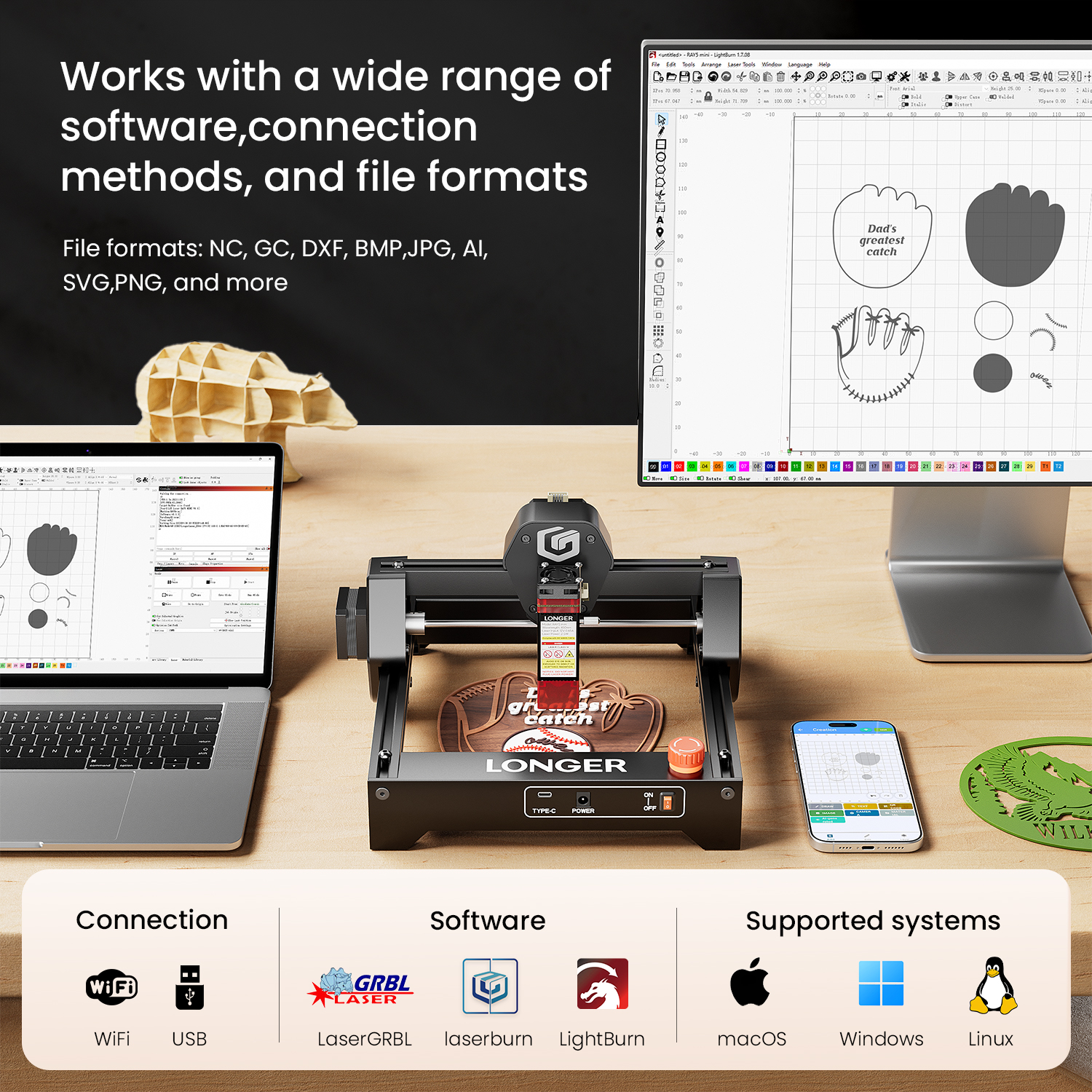 LONGER Mini Laser Engraver Por - Industrial Acrylic Laser Cutter のレビューと価格