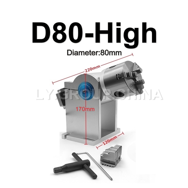 80mm Chuck D80 3 Claws Rotary  - Co2 Laser Engraving Machine のレビューと価格