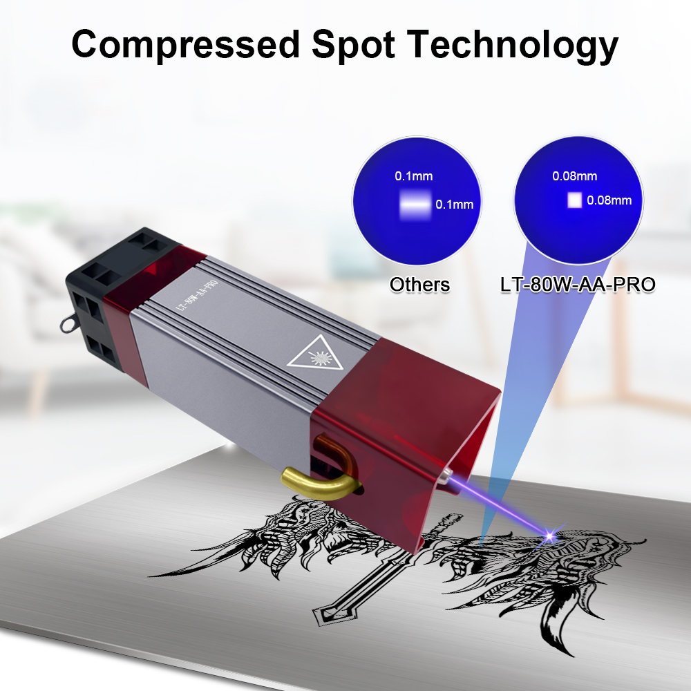 LASER TREE Pro 80W CNC Laser H - Air Assist Pump Laser のレビューと価格