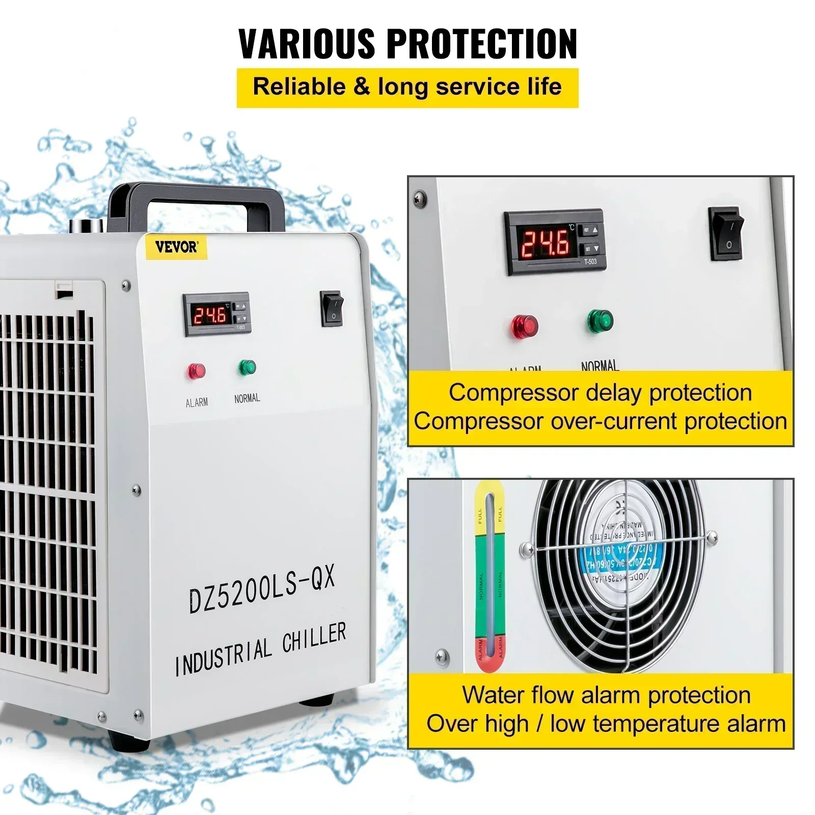 SIHAO CW-3000 Industrial Grade - Laser Industrial Chiller のレビューと価格