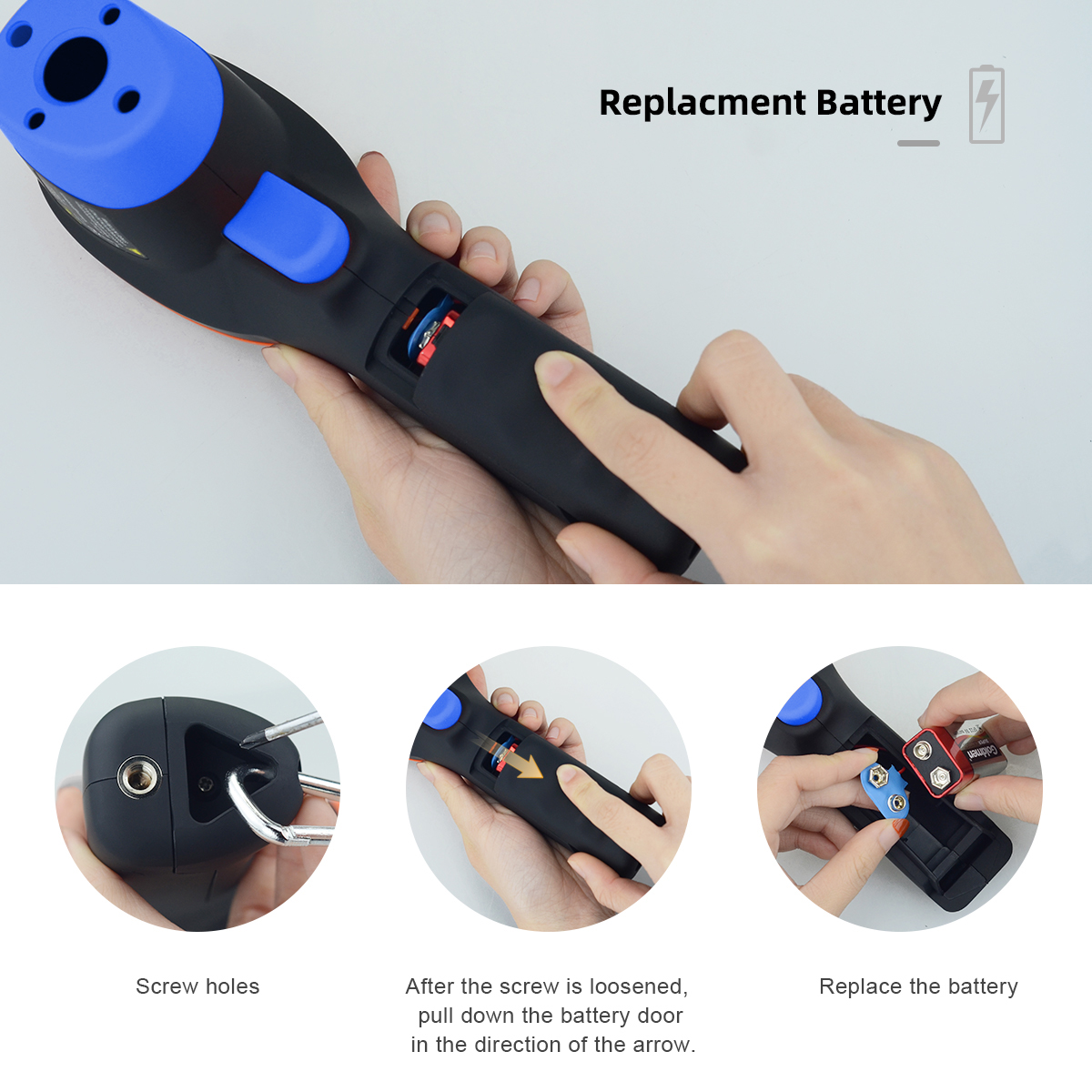 HoldPeak IR Thermometer Gun -5 - Industrial Laser Temperature Gun のレビューと価格