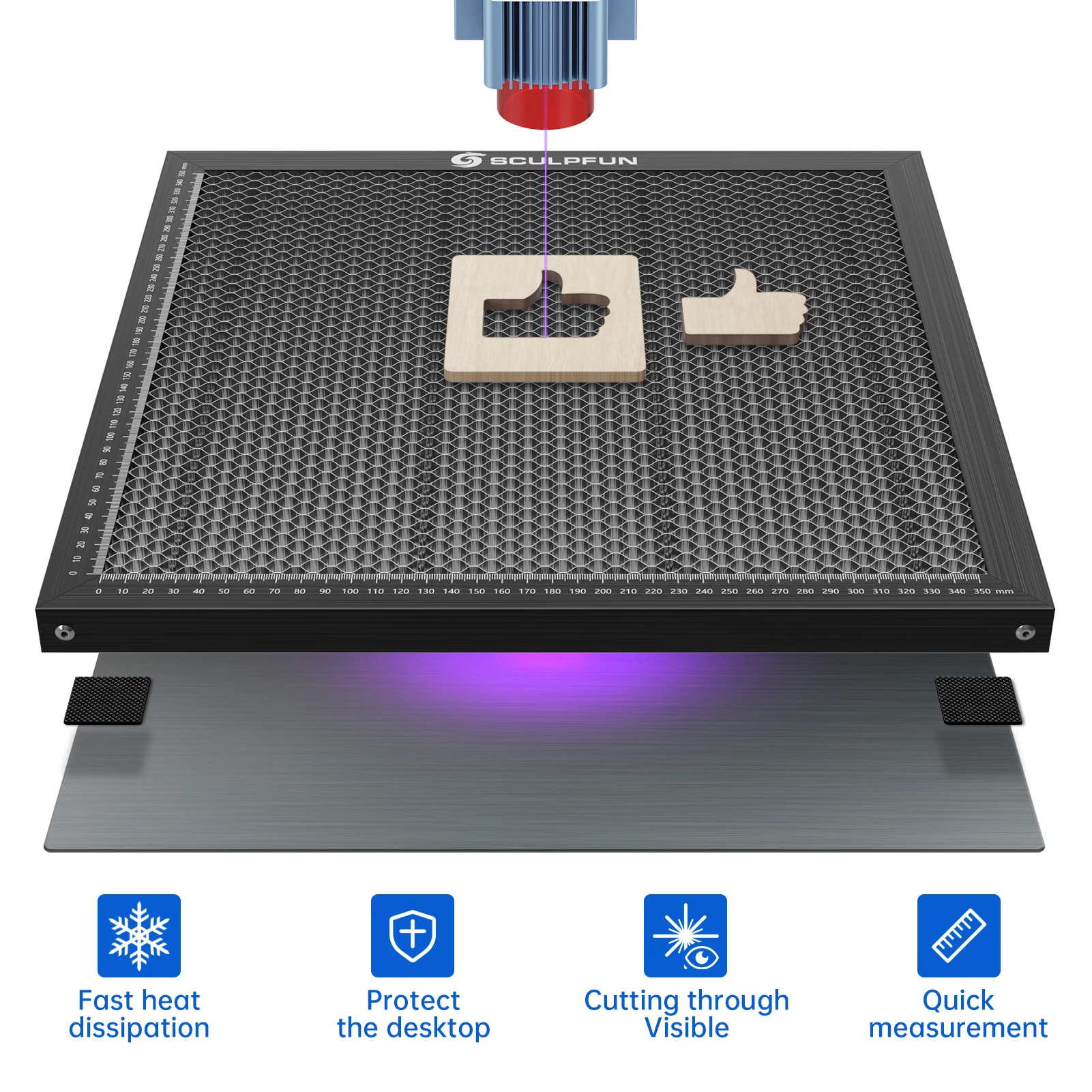 Laser Engraver Work Bed Honeyc - Co2 Laser Engraving Machine のレビューと価格