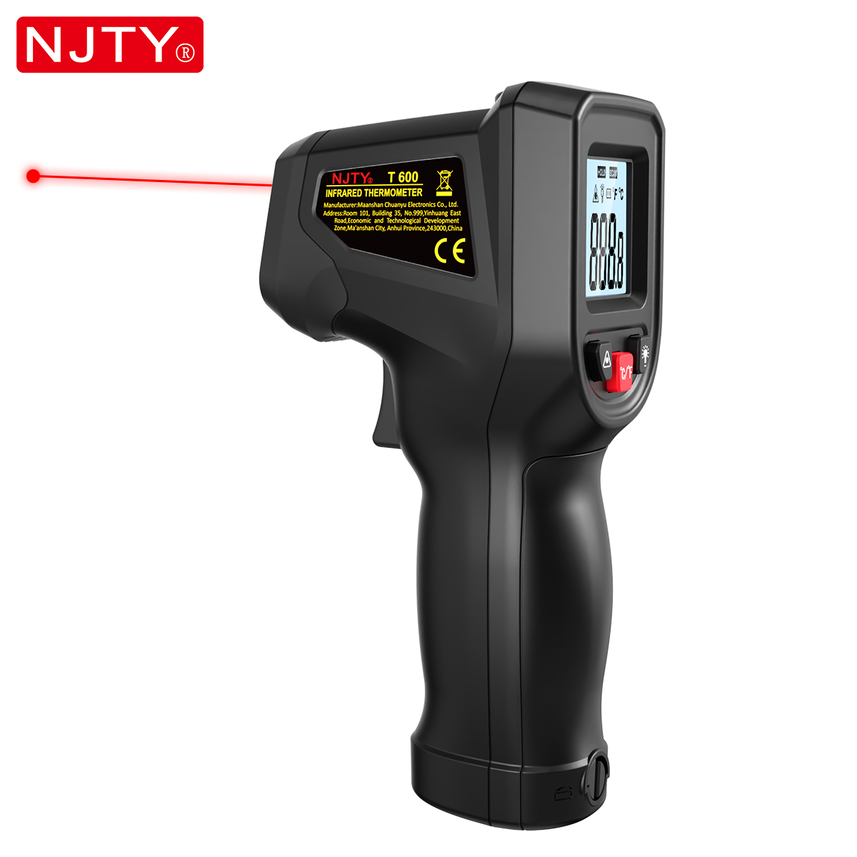 NJTY T600 Infrared Thermometer - Industrial Laser Temperature Gun のレビューと価格