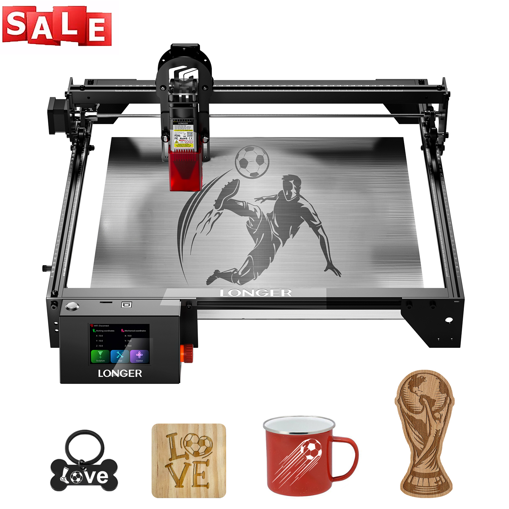 LONGER RAY5 Smart Laser Cutter - Industrial Acrylic Laser Cutter のレビューと価格